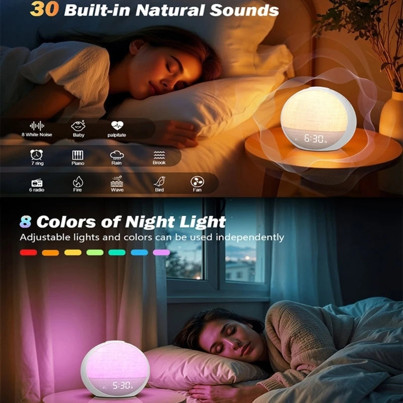 Sunrise Alarm Clock  Wake Up Light & White Noise