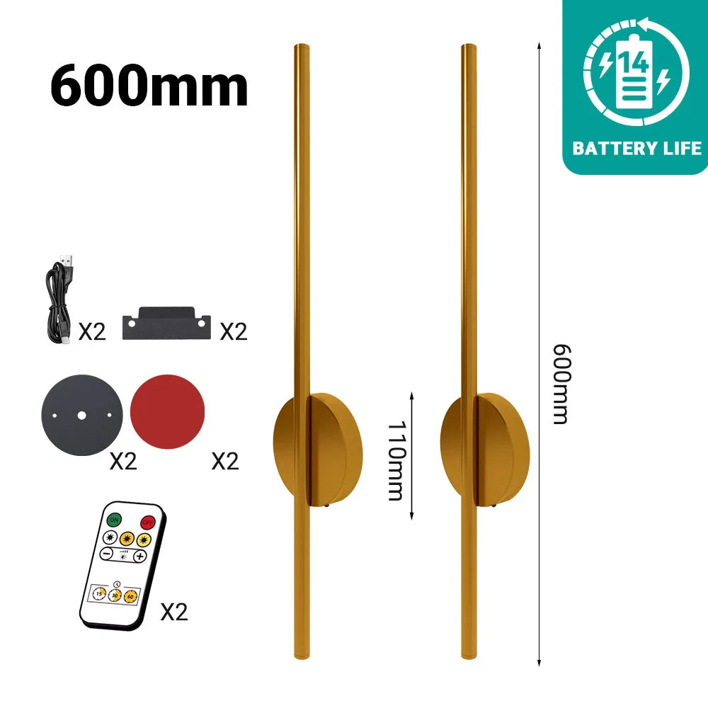 Rechargeable Wireless LED Wall Lamp