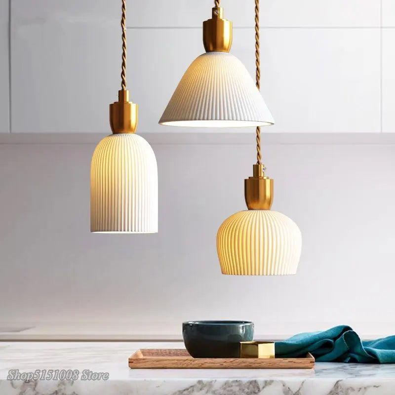 Nordic Ceramic LED Pendant Light