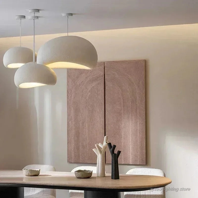 Nordic Wabi-Sabi Pendant Light – Modern Ceiling Chandelier