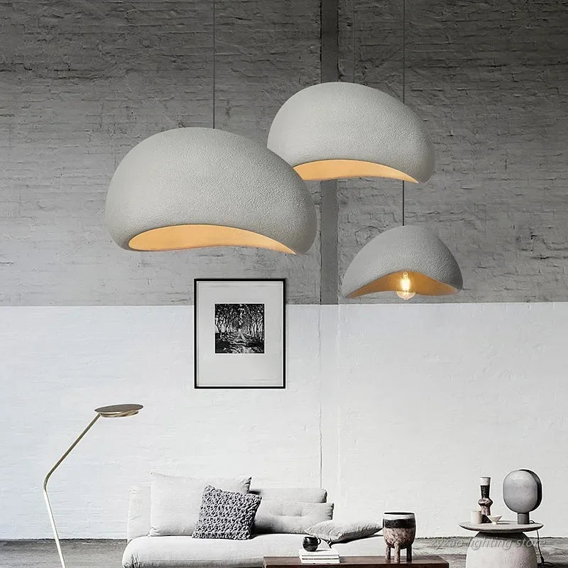 Nordic Wabi-Sabi Pendant Light – Modern Ceiling Chandelier