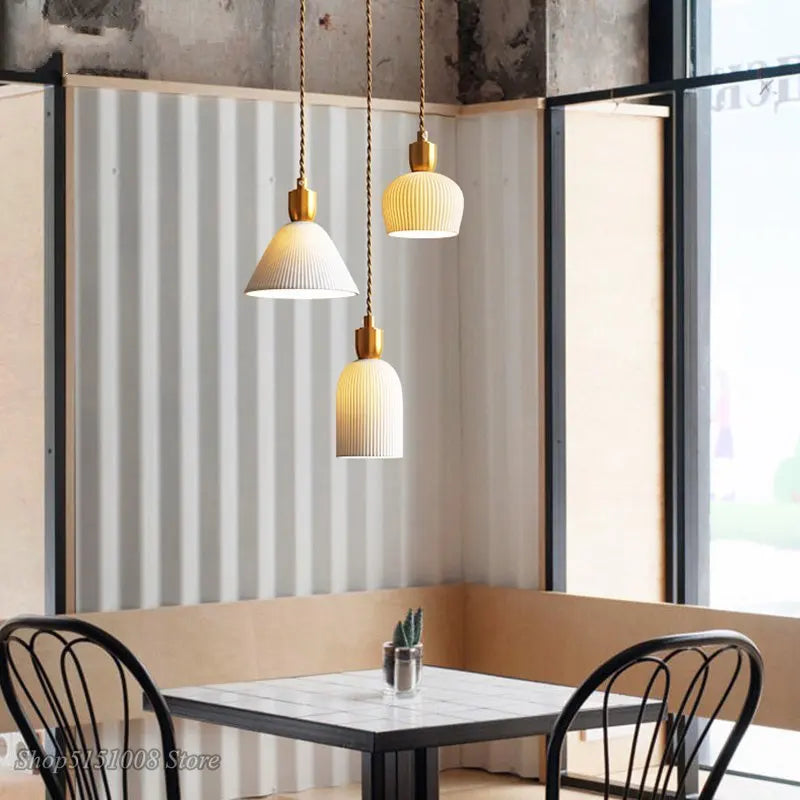 Nordic Ceramic LED Pendant Light