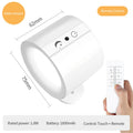 Rechargeable Led Night Light Wall Lamp Touch Control Remote Magnetic Night Lights Bedroom Lamps Reading Light Living Room Decor