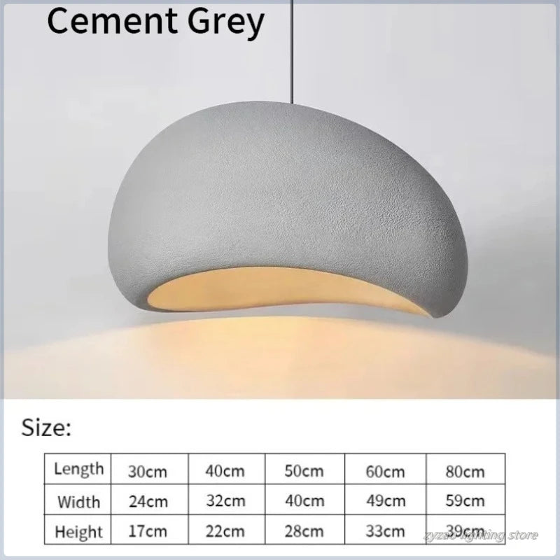 Nordic Wabi Sabi Ceiling Chandelier Lighting Living Dining Room Pendant Lights Lustre Bedroom Home Decor Hanging Lamps Fixtures