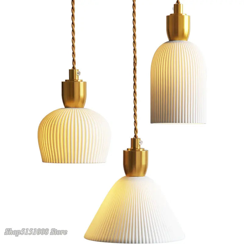 Nordic Ceramic LED Pendant Light