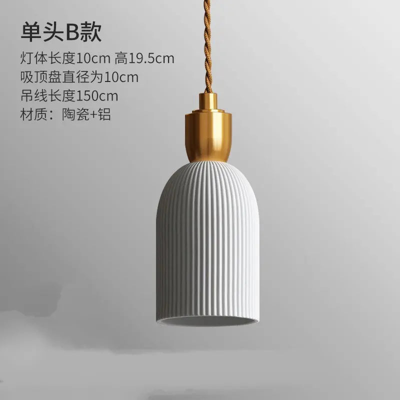 Nordic Ceramic LED Pendant Light