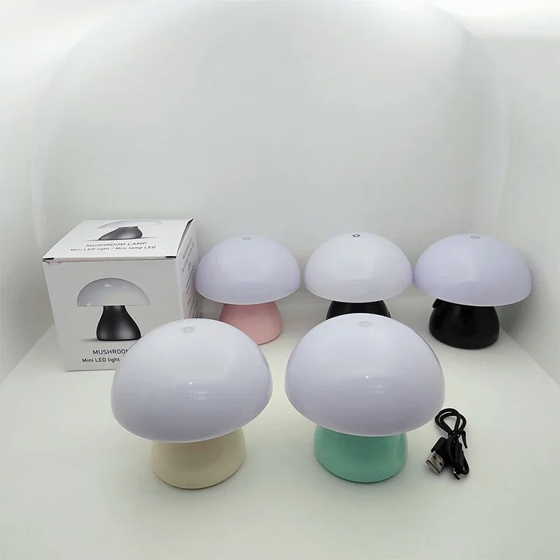 Rechargeable Mushroom LED Table Lamp