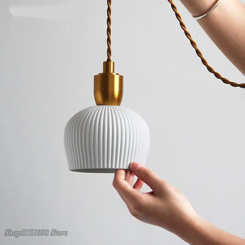 Nordic Ceramic LED Pendant Light